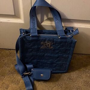 Juicy Couture Navy Blue Tote Bag